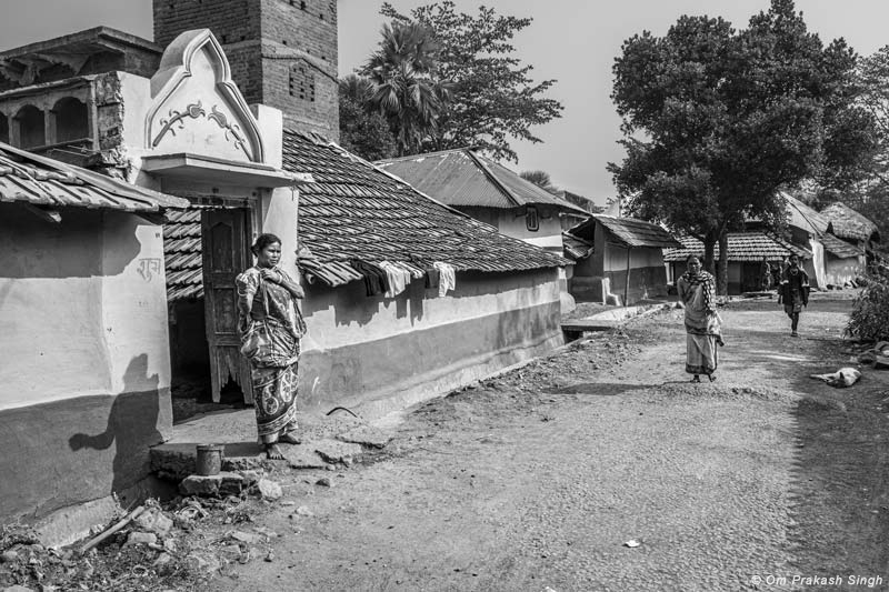 A view of Santal Tola hamlet in Kulkuli Dangal village, Jharkhand having the Innovative Water Supply System