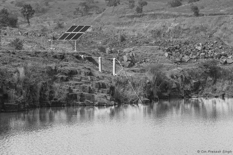 Innovative Water Supply System from Mining Pit - Solar powered water lifting infrastructure at the mining pit in Kulkuli Dangal village in Dumka district, Jharkhand
