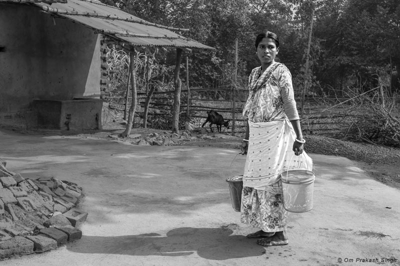 Innovative Water Supply System from Mining Pit - Carrying home treated drinking water from the public standpoint in Santal Tola