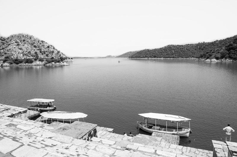 Jaisamand in Udaipur district, Rajasthan - one of the biggest man-made lakes in the world