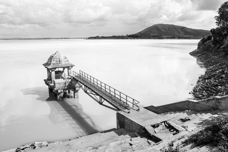 Sulekere in Devangere district, Karnataka - the second largest irrigation tank in Asia