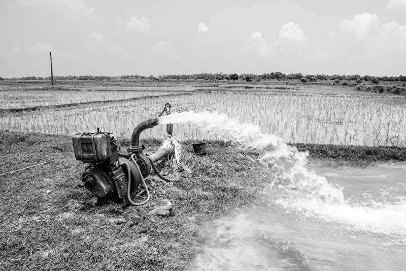 Groundwater irrigation at village Araila, Bhojpur district, Bihar