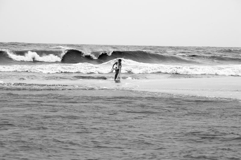 Arabian Sea at Thottapally village, Alapuzzha district, Kerala